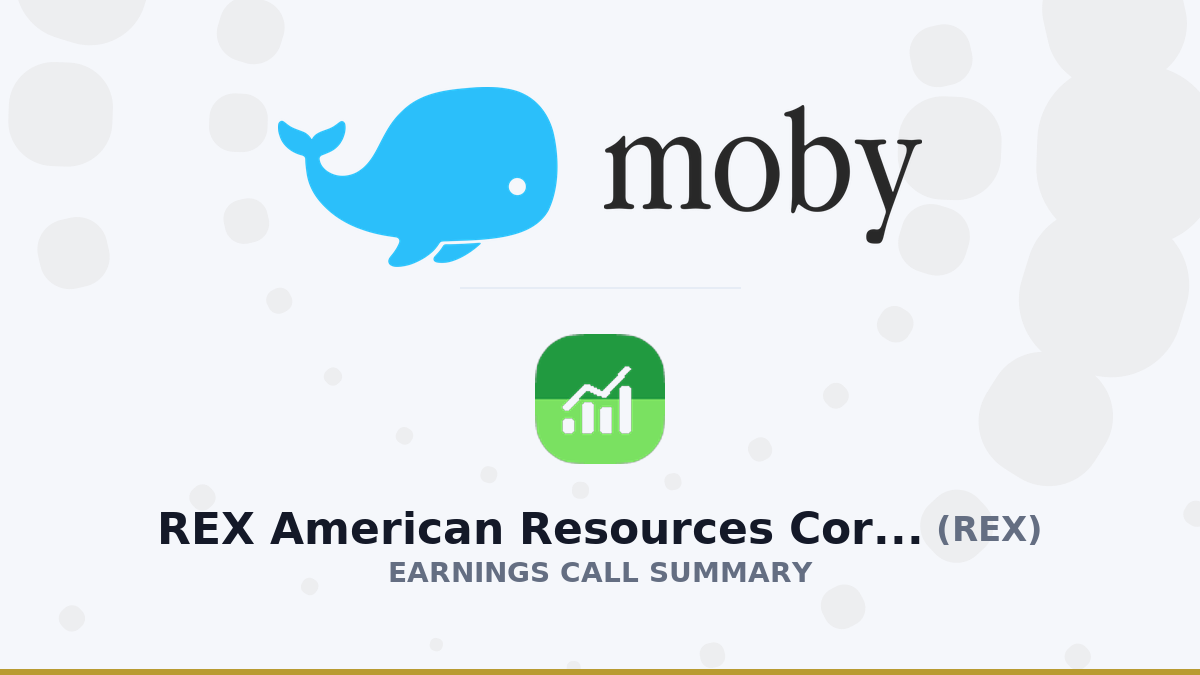 Summary of REX American Resources Corporation Q4 2025 Earnings Call