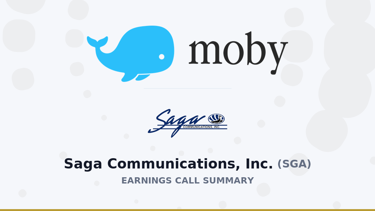 Saga Communications, Inc. Reports Q4 2025 Earnings Call Insights